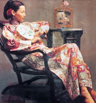 Chino Painting - La vida en un sueño chino Chen Yifei